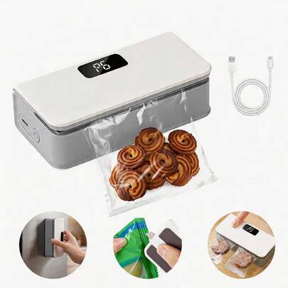 Mini Scelleuse Thermique Rechargeable pour Sacs Alimentaires