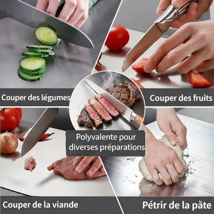 Planche à Découper en Acier Inoxydable