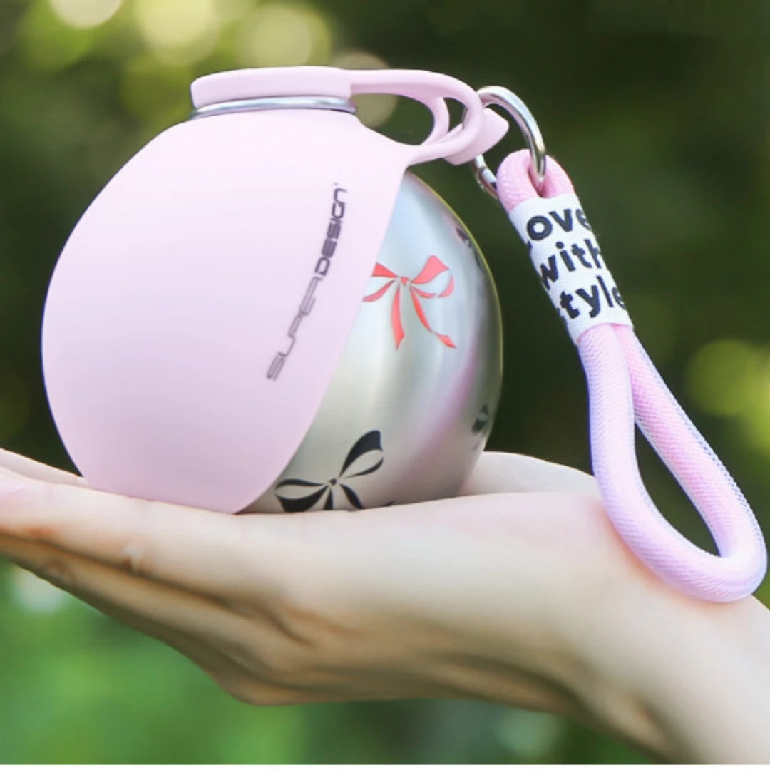Gourde portable 2-en-1 pour chien -Idéale pour Promenade et Voyage