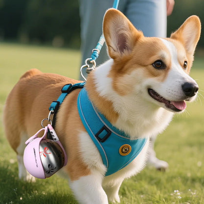 Gourde portable 2-en-1 pour chien -Idéale pour Promenade et Voyage
