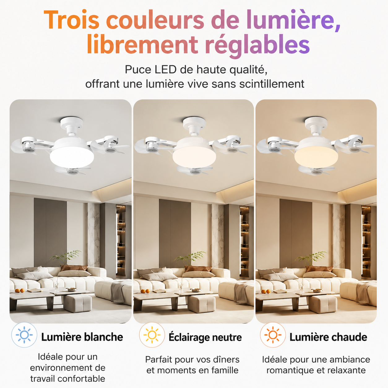 Ventilateur Drone avec Télécommande