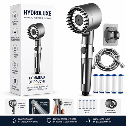 Douche filtrante haute pression Hydroluxe™