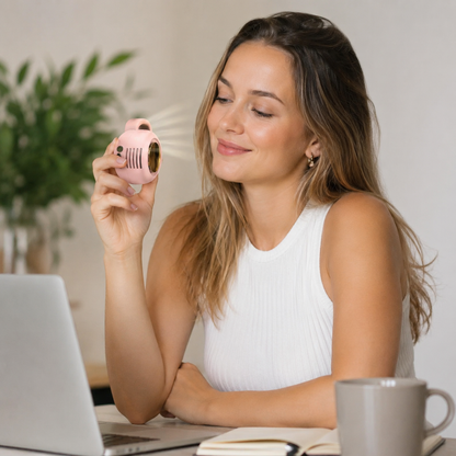 Mini Ventilateur Portable Rechargeable – Silencieux & Compact