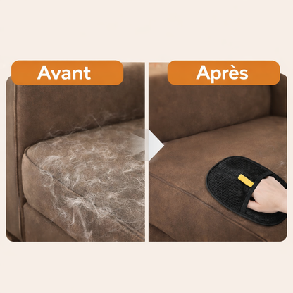 Gant Anti-Poils Réutilisable Ultra Efficace