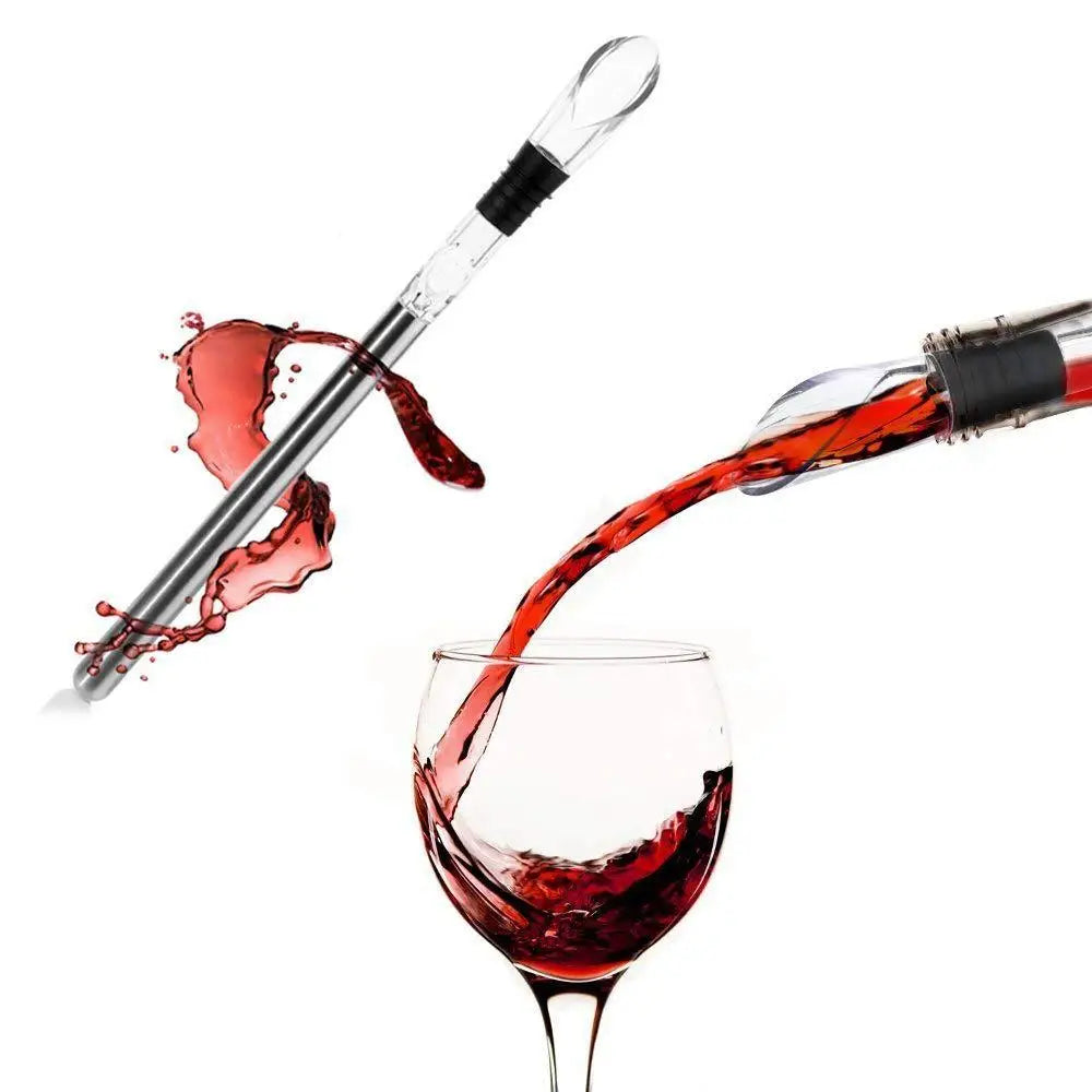 Bâton Refroidisseur de Vin 2-en-1 – Fraîcheur Parfaite à Chaque Verre