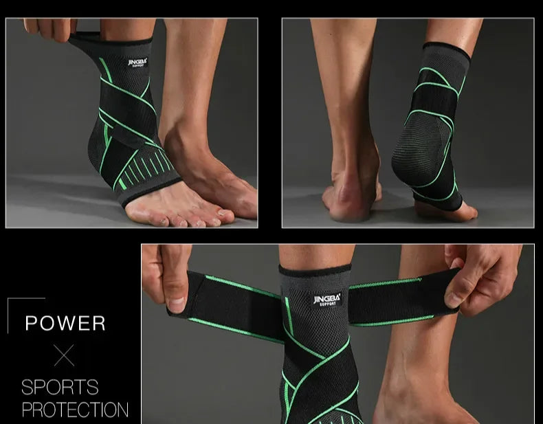 Chevillère de Sport Élastique Compression - Protection Cheville Fitness