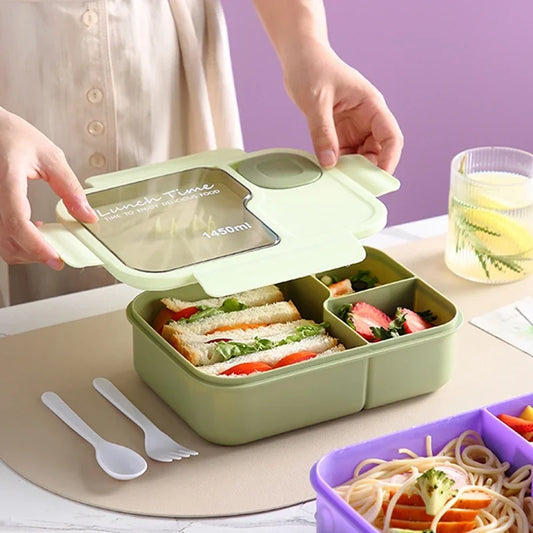 Boîte Bento Enfant Kawaii 3 Compartiments Lunch Box