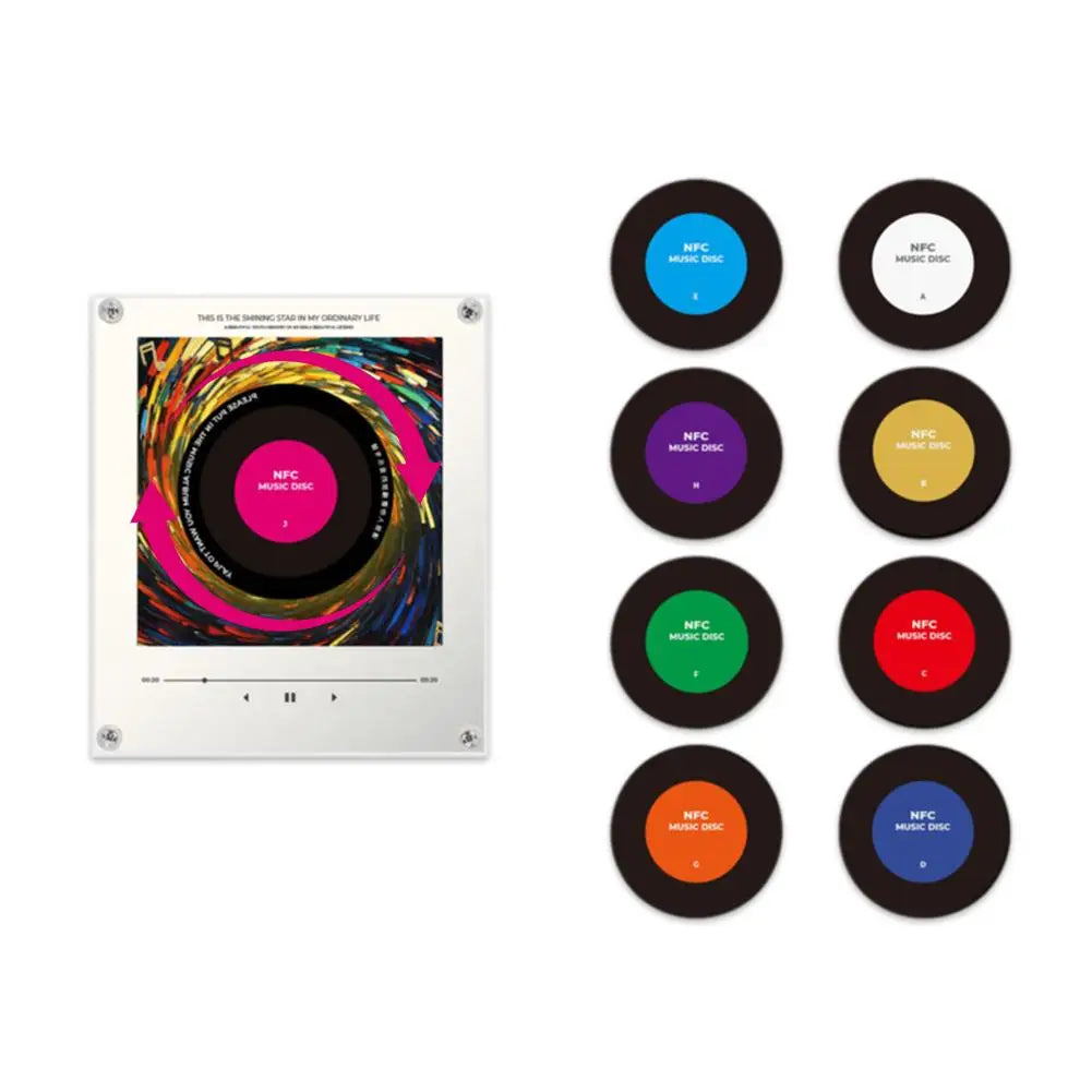 Vinylight™ - Mini Tourne Disque Magnétique à Personnaliser