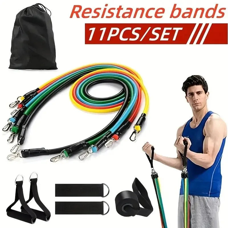 Set de 11 Bandes de Résistance Fitness