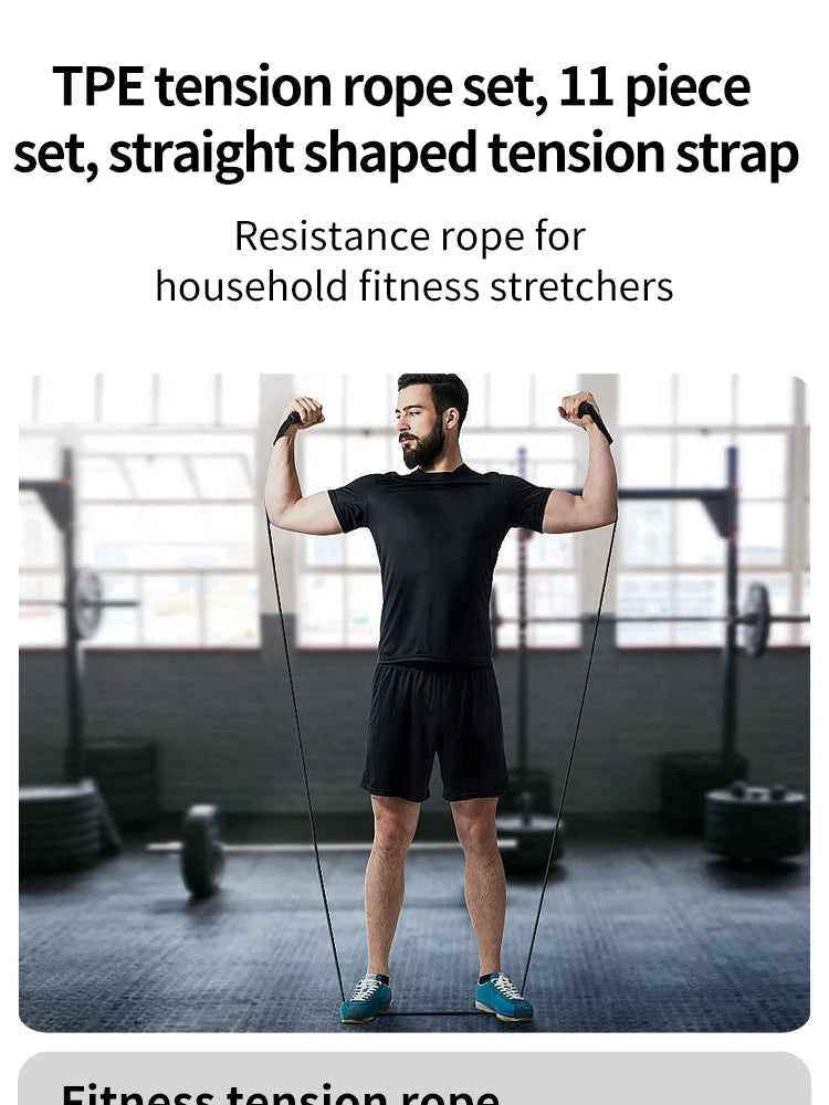 Set de 11 Bandes de Résistance Fitness