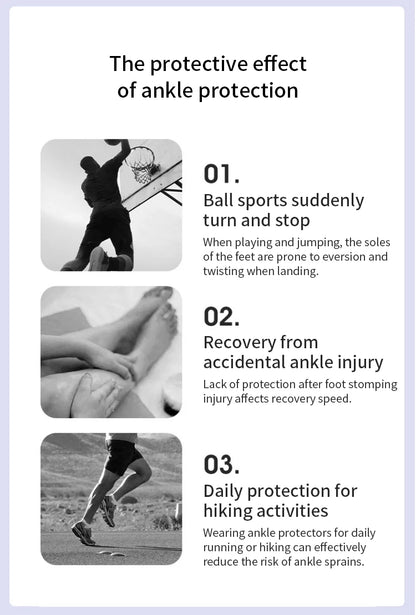 Chevillère de Sport Élastique Compression - Protection Cheville Fitness