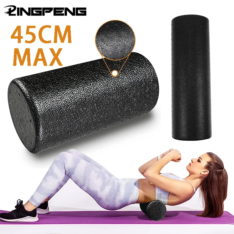 Rouleau de Massage Musculaire Foam Roller - Yoga Pilates Récupération