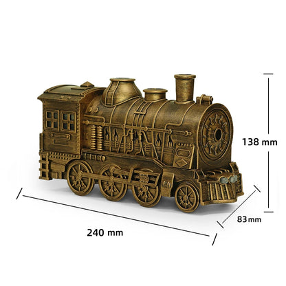 Locomotive vintage avec effet vapeur