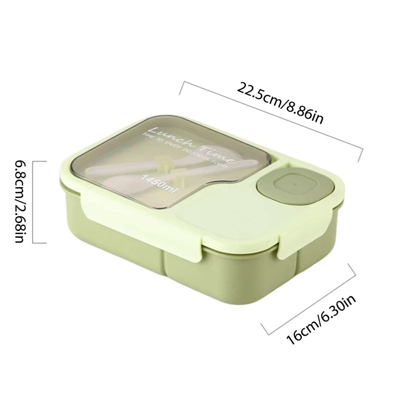 Boîte Bento Enfant Kawaii 3 Compartiments Lunch Box