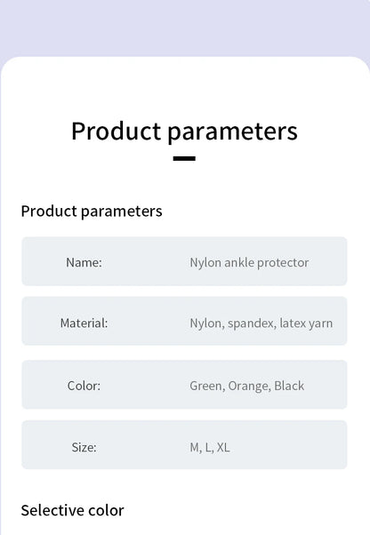 Chevillère de Sport Élastique Compression - Protection Cheville Fitness