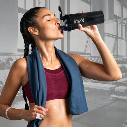 Shaker Protéine 3 Compartiments Portable