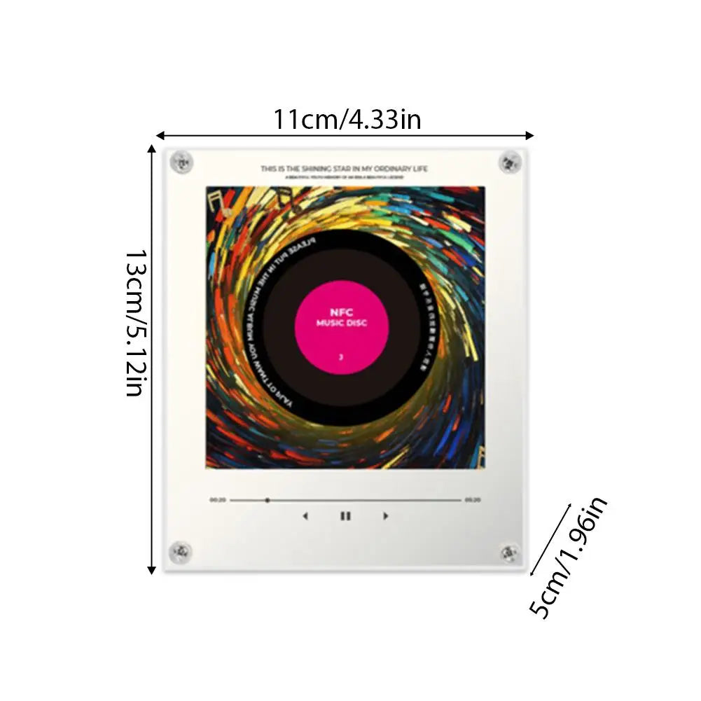 Vinylight™ - Mini Tourne Disque Magnétique à Personnaliser