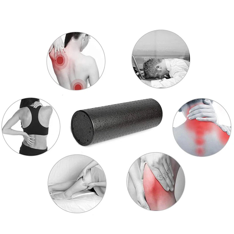 Rouleau de Massage Musculaire Foam Roller - Yoga Pilates Récupération