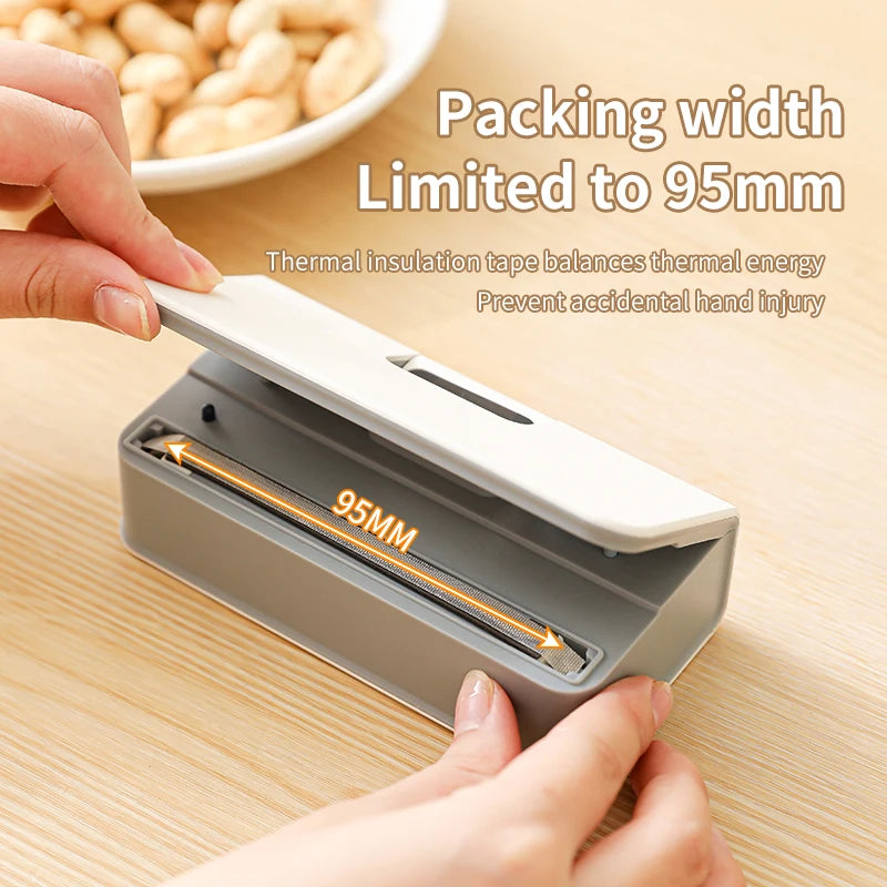 Mini Scelleuse Thermique Rechargeable pour Sacs Alimentaires