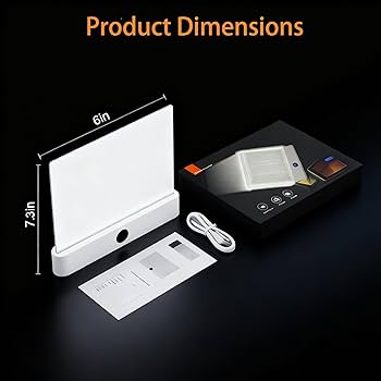 Lampe de lecture LED plate USB