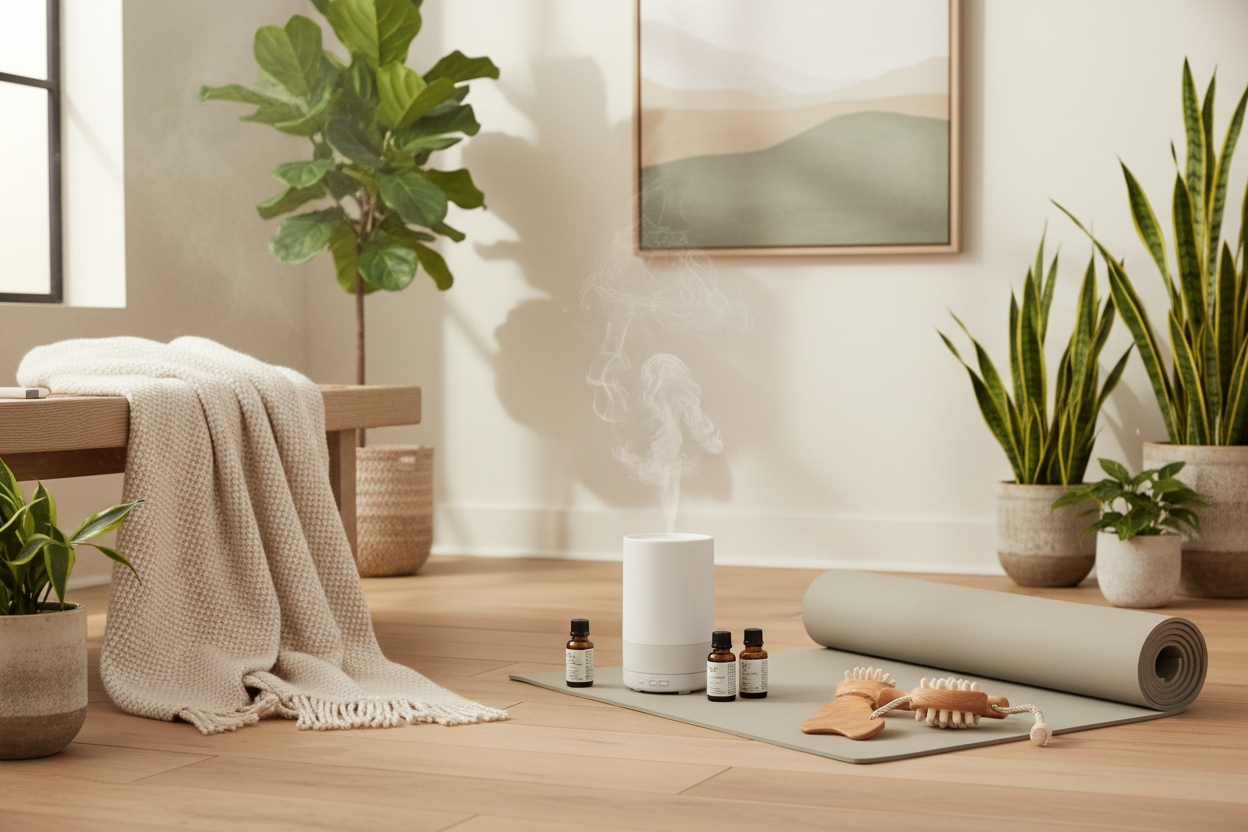 Wellness lifestyle scene